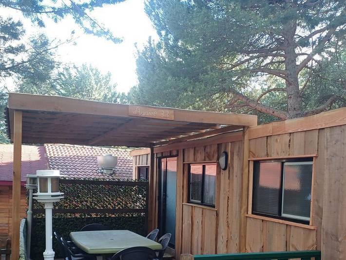 Camping La Source - Mobilheim 6 personen - Agave – 6 Personen – 3 Schlafzimmer in Sournia, Regionaler Naturpark Corbières-Fenouillèdes