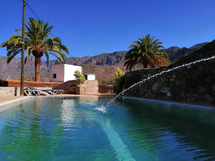 Casa de vacaciones para 2 personas, con vistas además de piscina y terraza, Se admiten mascotas - 1