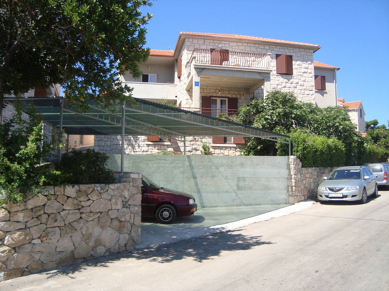 Ganze Wohnung, 1-Zimmer-Ferienwohnung am Strand Postira, Brac A-14902-b in Postira, Brac