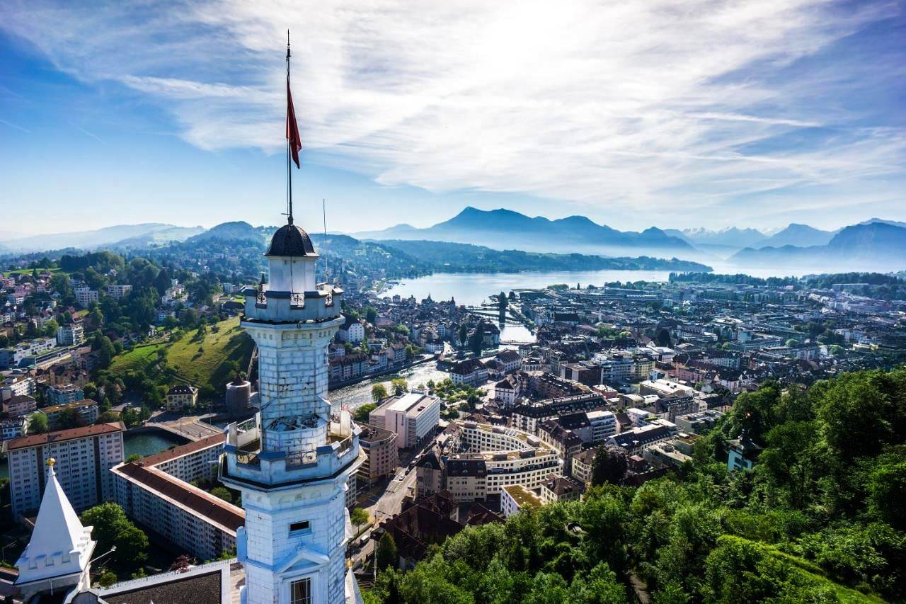 Château Gütsch in Luzern, Vierwaldstättersee