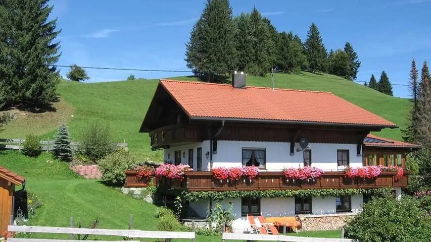 Ferienwohnung für 3 Personen, mit Pool und Garten in Rettenberg - 2