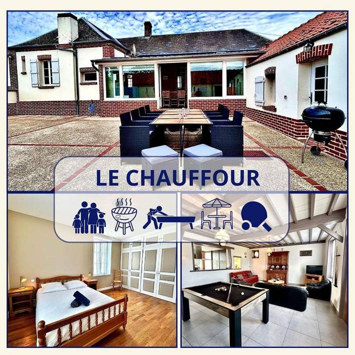 Location de vacances pour 11 personnes, avec jardin à Rue (homonymie)