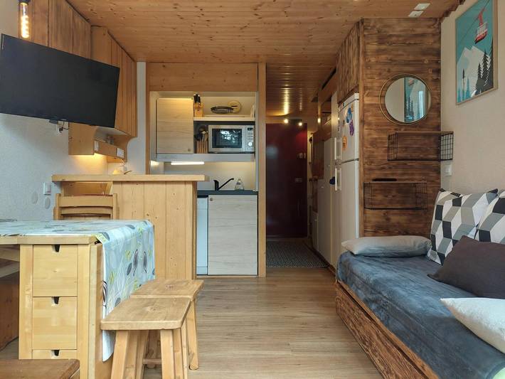 Appartement de vacances pour 6 personnes, avec Balcon dans Les Arcs