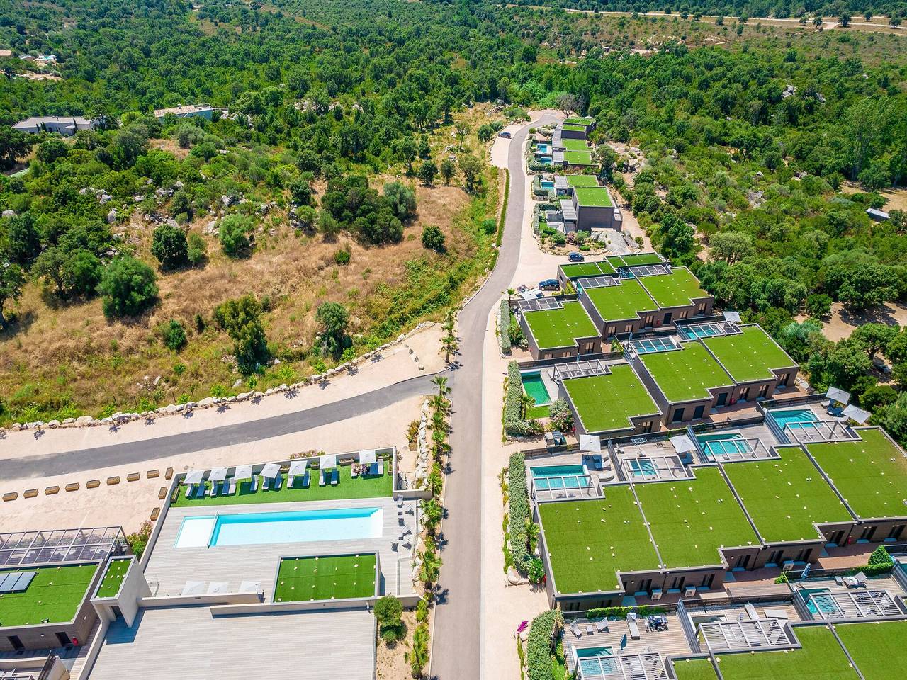 Villa med privat pool,residence Terrasses d'Arsella,Porto-Vecchio in Lecci, Sartène region