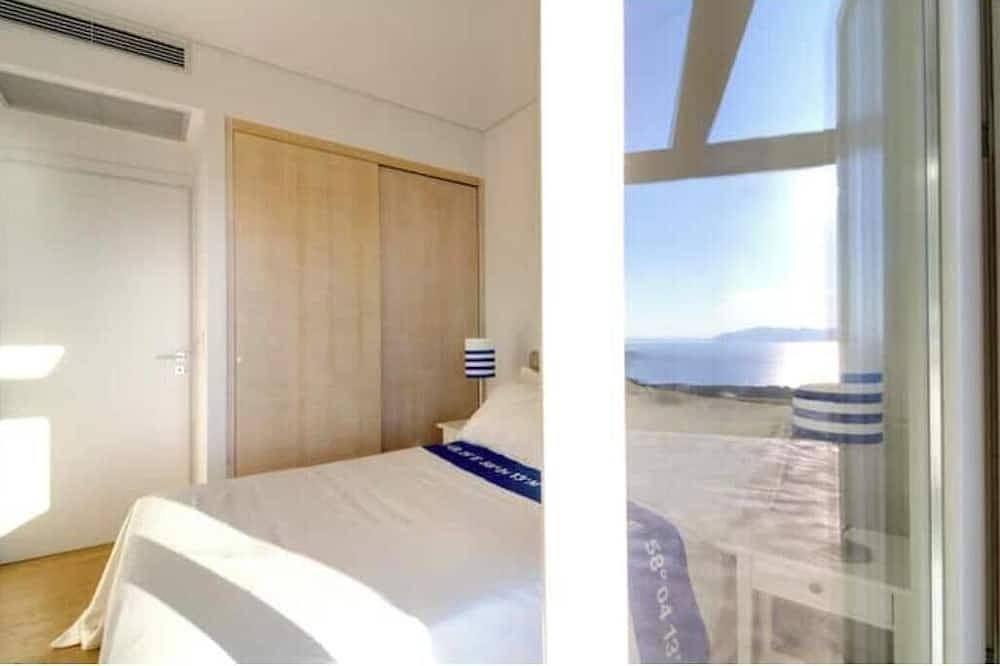 Stemma Stone Villa | Sunset Sea Views & Private Pool Above Mylopotas Beach in Mylopotas, Ios