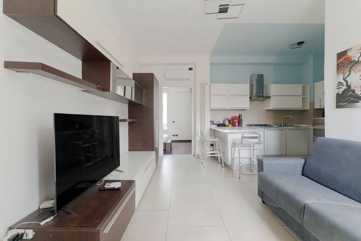 Appartement entier, Appartement de vacances pour 4 personnes avec balcon/terrasse in Milan, Province de Milan