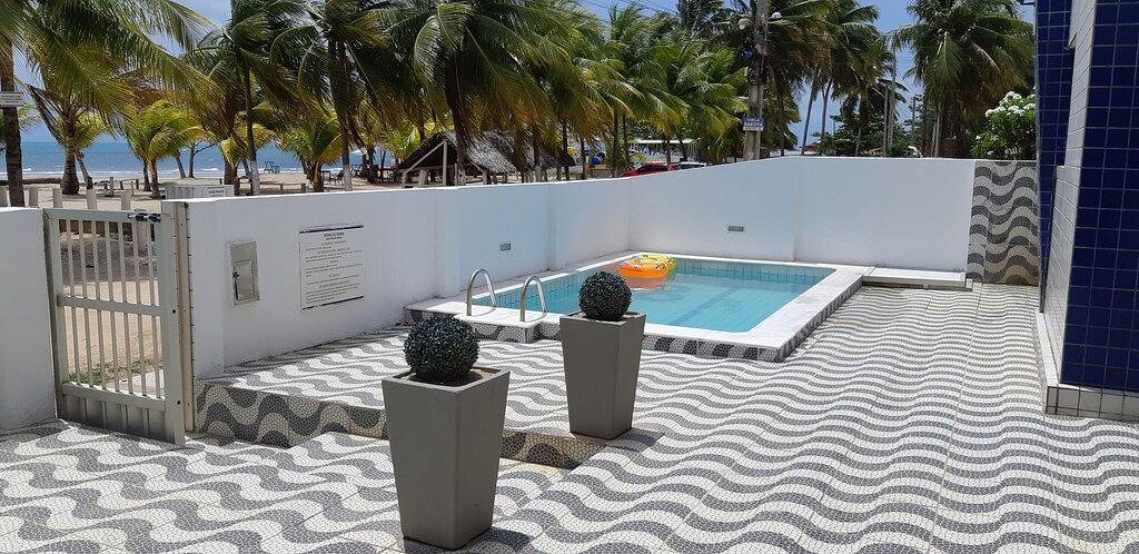 Ganze Wohnung, Flat Top: Pool Und Möbel, direkt am Meer in Maragogi in Maragogi, Alagoas