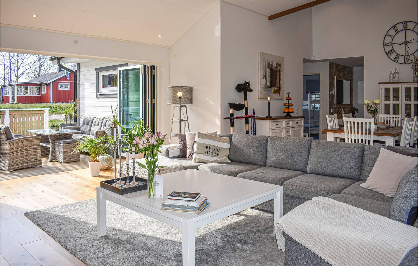 Ferienhaus für 8 Personen mit Terrasse in Sölvesborg und Umgebung