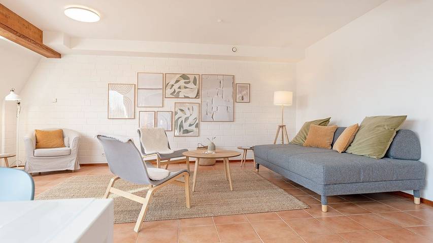 Ferienwohnung für 2 Personen, mit Garten und Balkon, kinderfreundlich in Bosau