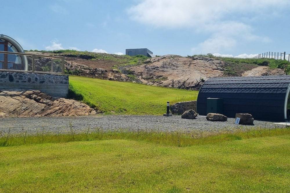 Luzury Glamping Pods on Antrims North Coast with Lake-side views on Fairhead in County Antrim