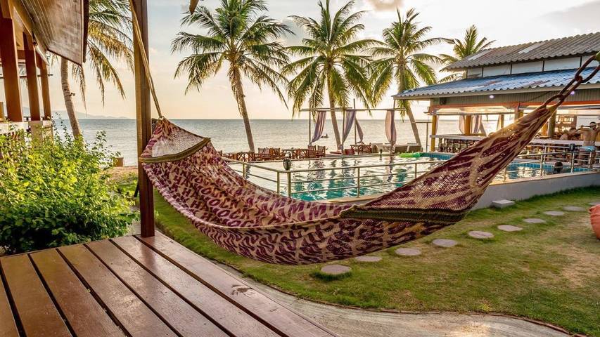 Station pour 2 personnes, avec jardin ainsi que vue et piscine dans Koh Phangan - 3