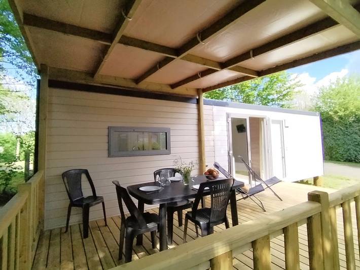 Mobil home pour 4 personnes, avec piscine à Chaillé-les-Marais