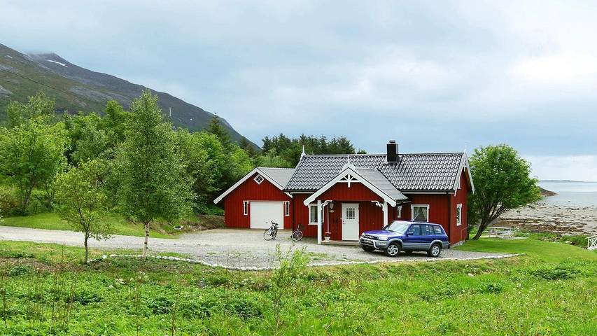 Ferienhaus für 6 Personen, mit Ausblick in Vevelstad
