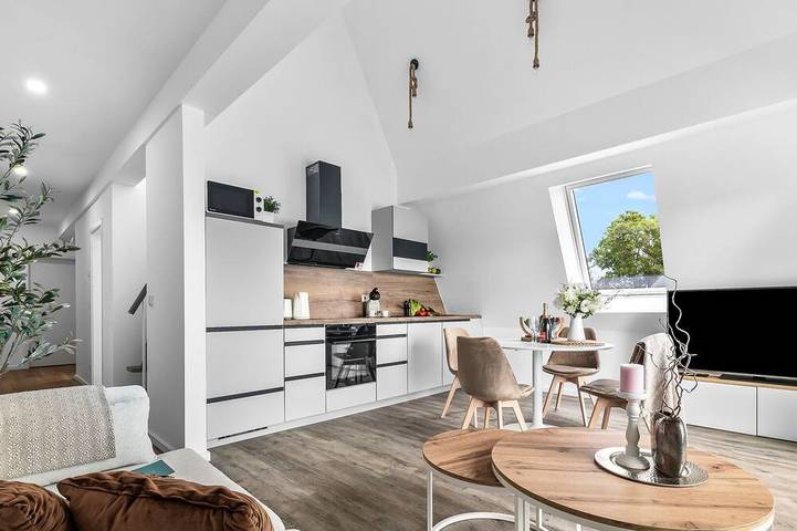 Ferienwohnung für 4 Personen, mit Balkon und Sauna in Dänschendorf