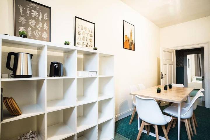 Ferienwohnung für 6 Personen, mit Terrasse und Garten sowie Ausblick