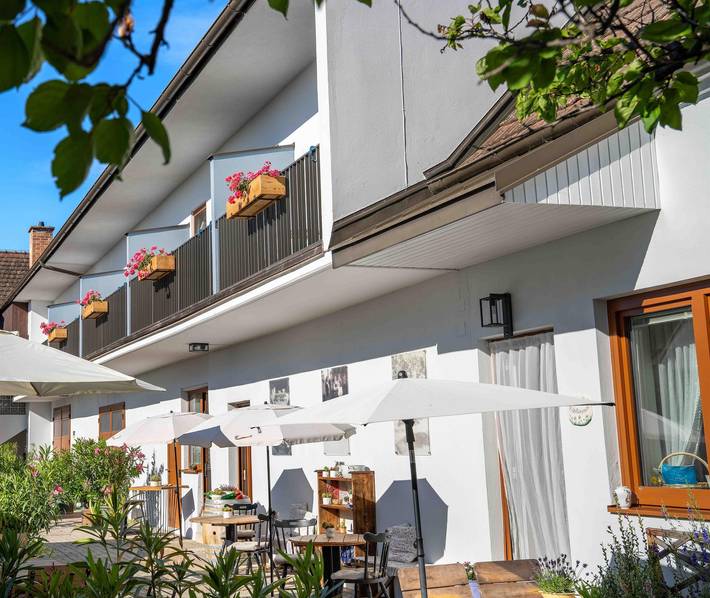 Ferienwohnung für 2 Personen, mit Balkon und Garten am Neusiedler See