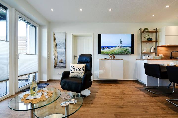 Ferienwohnung für 3 Personen, mit Terrasse und Ausblick, mit Haustier in Sahlenburg - 4