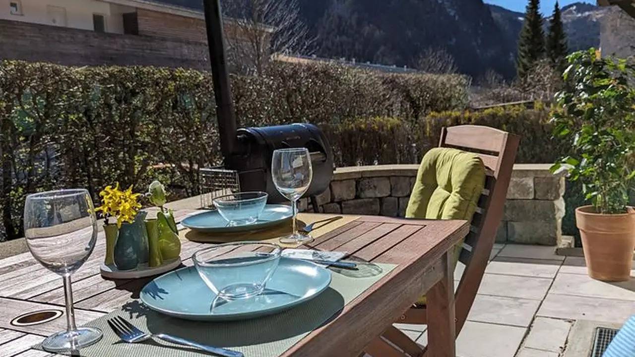 Geheel vakantieappartement, Vakantieappartement voor 5 personen met tuin in Oberammergau, Beierse Alpen