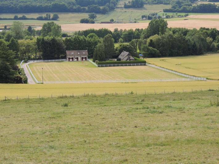 Cottage pour 2 personnes, avec vue et jardin à Charleval (Eure)
