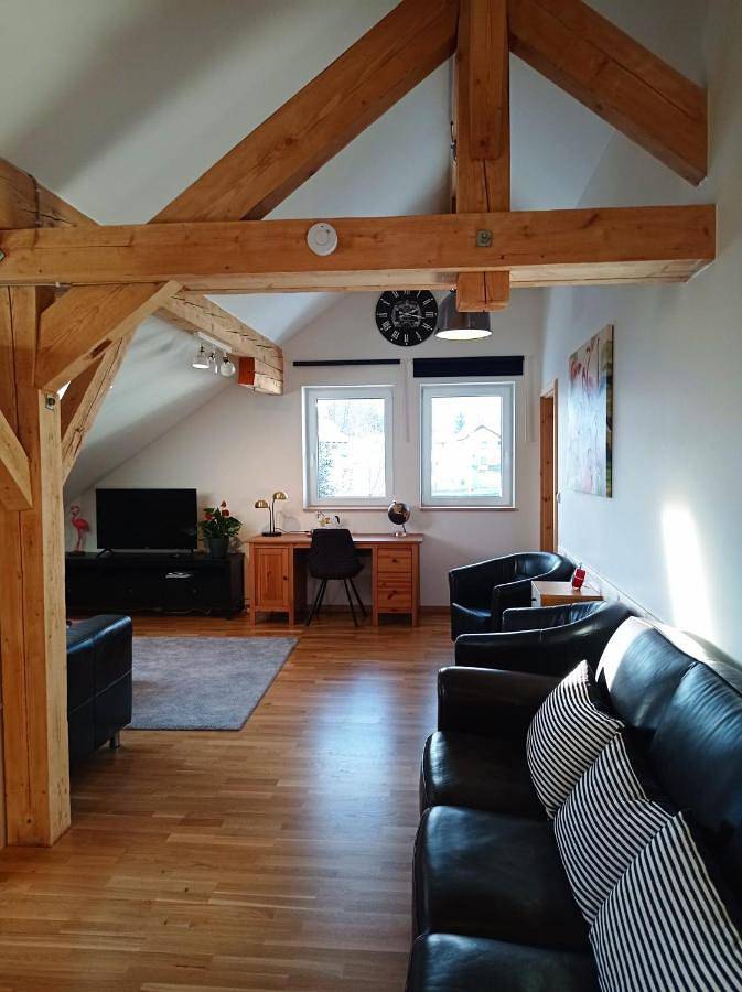 Ferienwohnung für 6 Personen, mit Terrasse und Garten sowie Ausblick in Achslach - 2