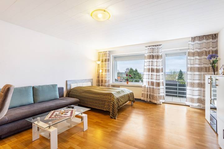 Studio für 3 Personen, mit Garten und Seeblick sowie Balkon in Möhnesee - 4