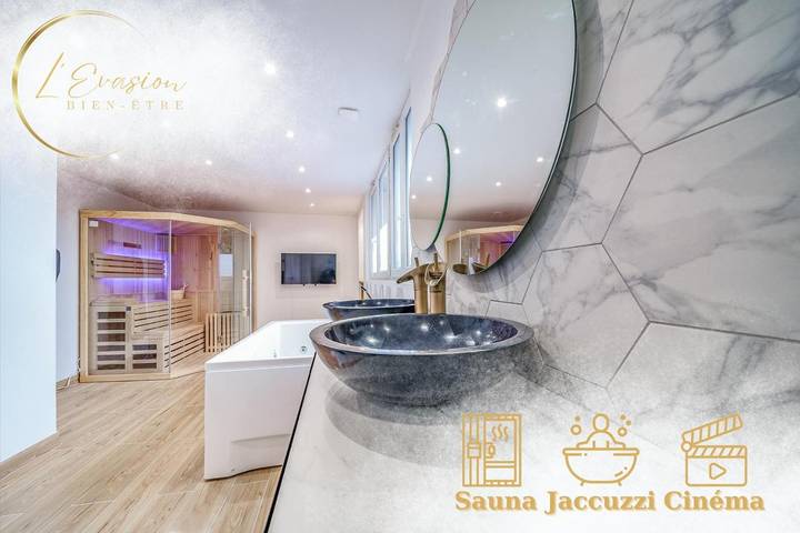 Appartement de vacances pour 4 personnes, avec Jacuzzi et Sauna à Tours