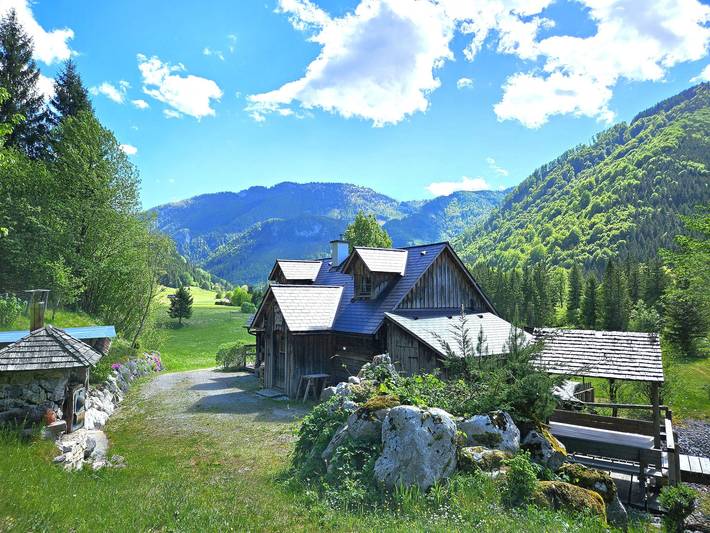 Ganze Ferienwohnung, * 2-  Raum Hütte für bis zu 3 Personen in Molln, Kirchdorf an der Krems (Bezirk)