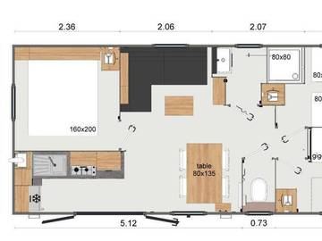 Camping para 6 Personas en Montsoreau, Saumur region, Foto 2