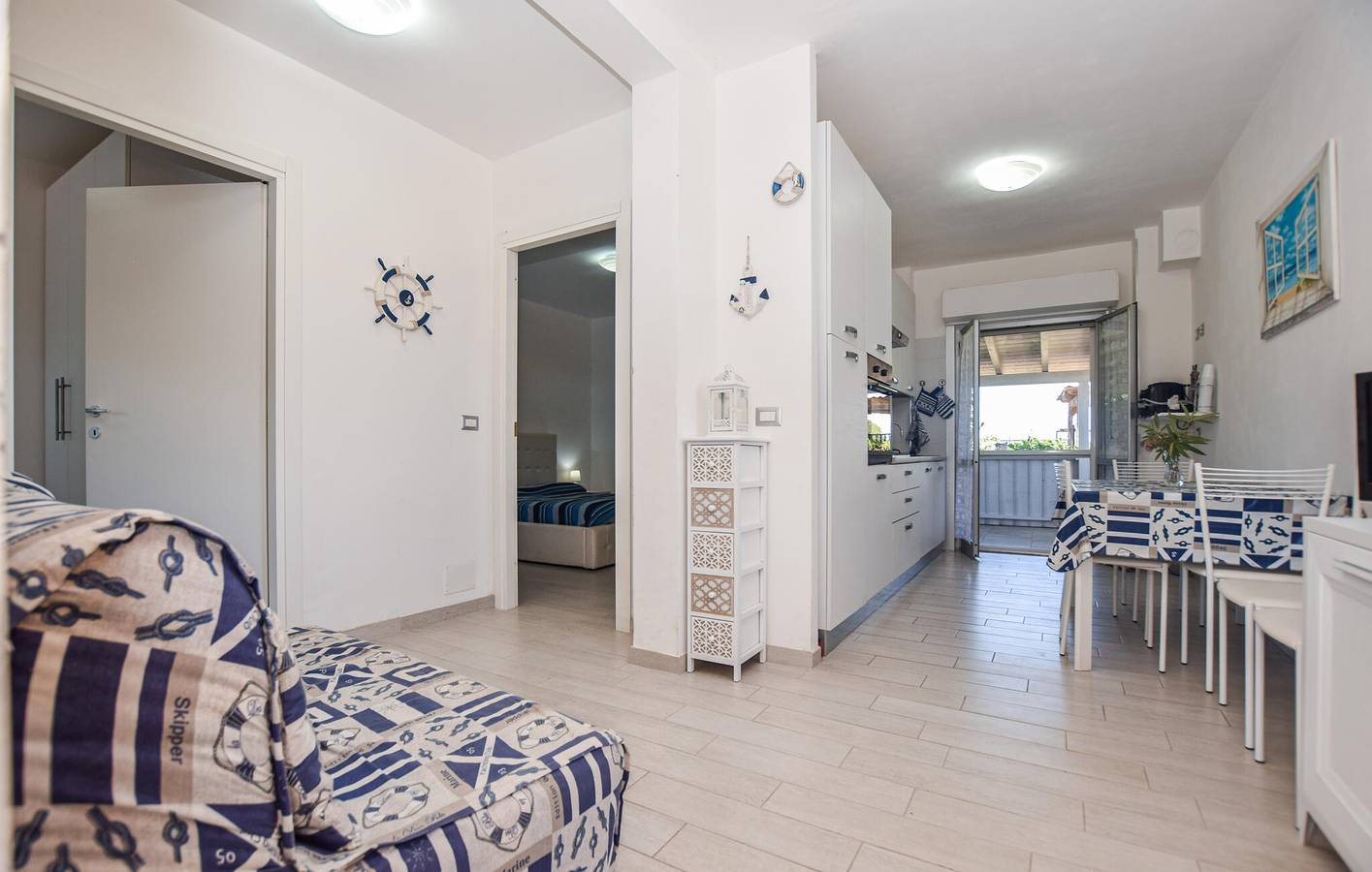 Appartement confortable avec terrasse, parking et Wi-Fi - Près de la rivière et du littoral in Tarquinia, Province de Viterbo