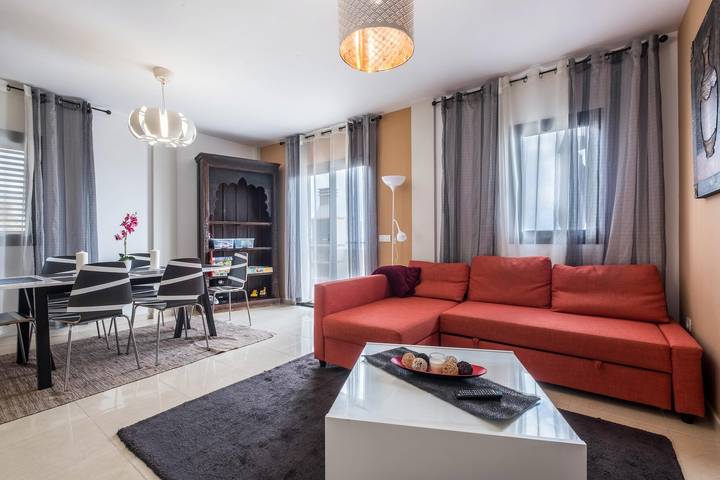Cozy Vacation Home "Candelaria Relax" with Sea  and Mountain Views, Balcony & Terrace in Aroba, Candelaria