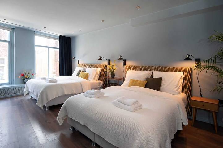 Six Boutique Hotel - Deluxe Quadruple Room in Haarlem, Mer du Nord Pays-Bas