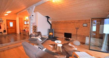 Gîte pour 4 personnes, avec balcon et vue à Bex