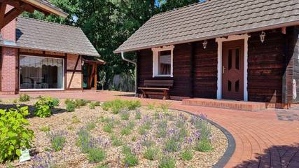 Ferienhaus für 4 Personen, mit Terrasse und Sauna in Lübben