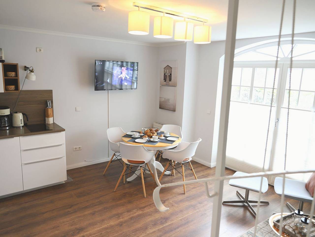 Ganze Wohnung, Moderne 3-Zimmerwohnung mit Süd-Terrasse und Strandkorb in Westerland in Westerland, Sylt (Gemeinde)