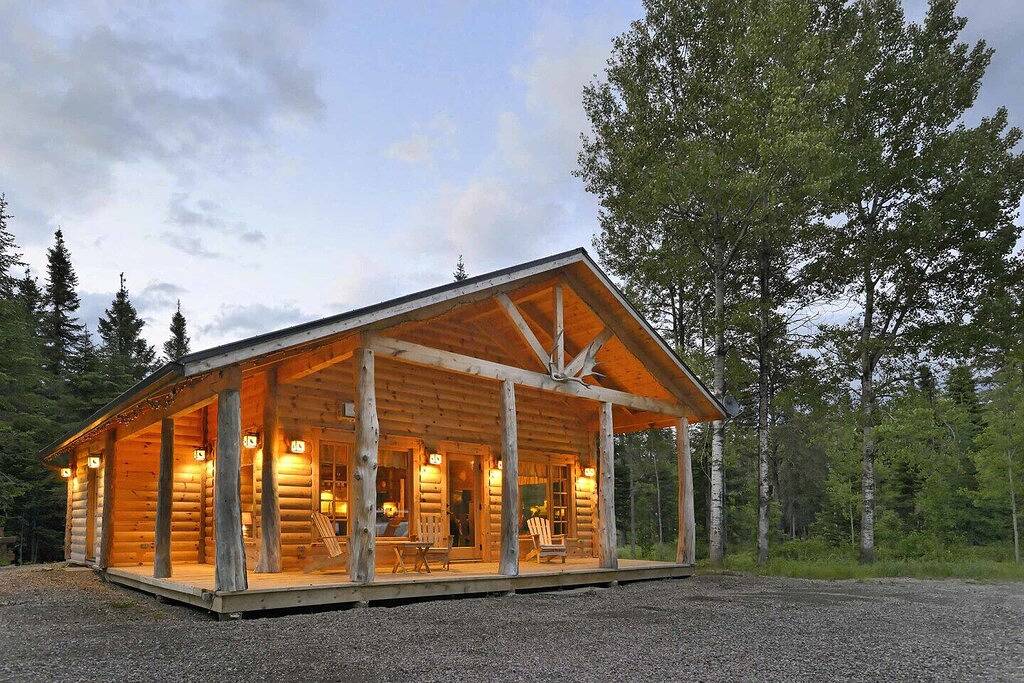 Hütte Woody - Les Chalets de Môh in La Malbaie, Saguenay–Lac-Saint-Jean