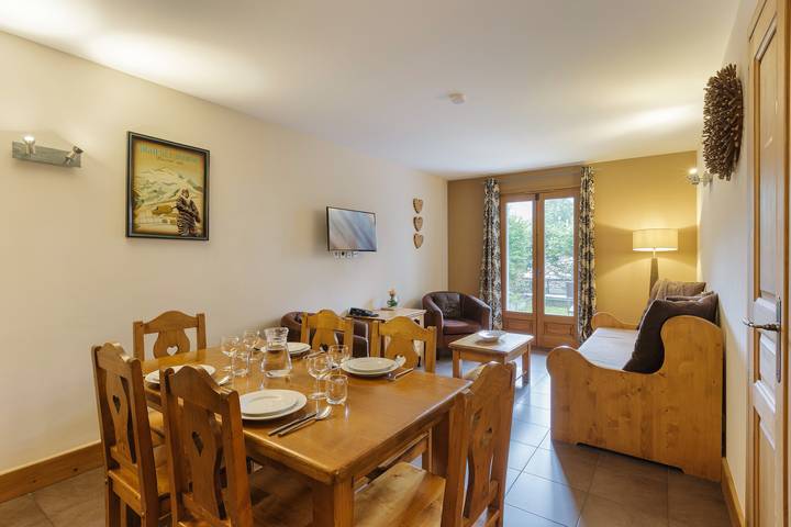 Location de vacances pour 5 personnes, avec piscine et sauna à Vallorcine