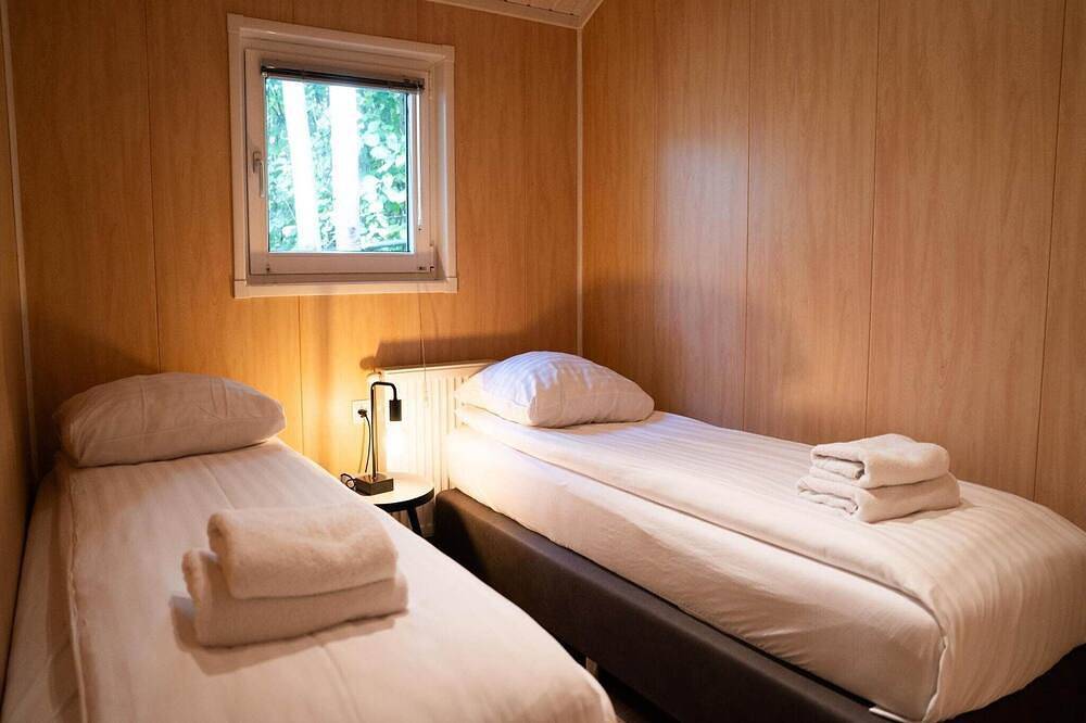 Lodge in Brabant mit überdachter Terrasse in Oirschot, Nordbrabant