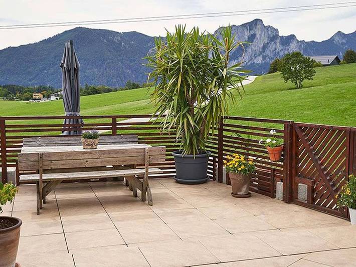 Ganze Ferienwohnung, Bergblick Acht in Innerschwand am Mondsee, Mondsee & Irrsee