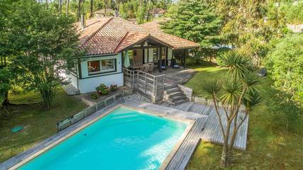 Villa pour 12 personnes, avec piscine à Moliets-et-Maa