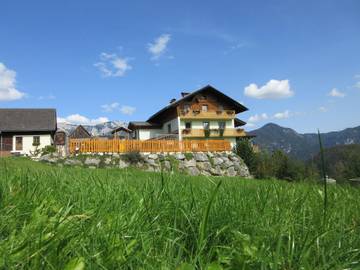 Ferienwohnung für 5 Personen, mit Pool und Garten sowie Ausblick und Sauna, kinderfreundlich in Oberösterreich