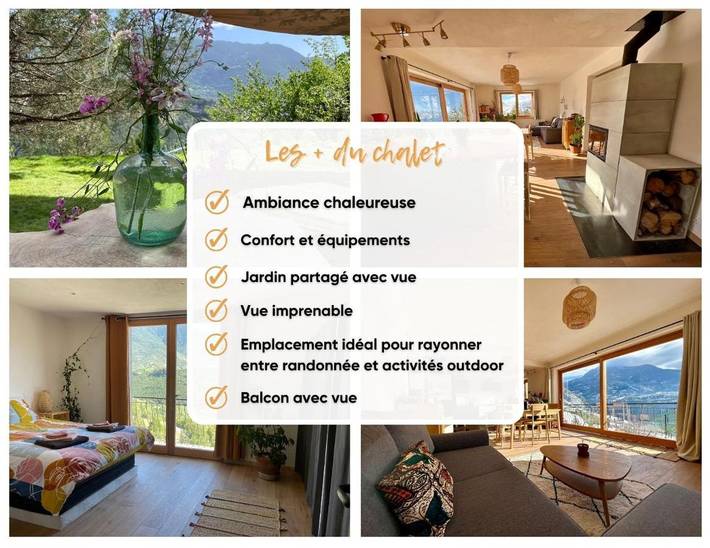 Gîte pour 6 personnes, avec vue et jardin à Eygliers - 3