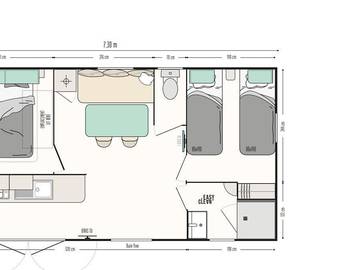 Camping für 5 Personen in Vic-sur-Seille, Parc naturel régional de Lorraine, Bild 1