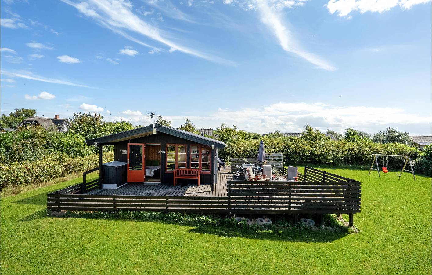 Ferienhaus für 4 Personen mit Terrasse in Stauning, Ringkøbing Fjord