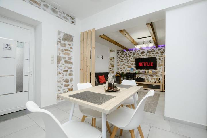 Ferienwohnung für 5 Personen, mit Sauna und Ausblick sowie Balkon