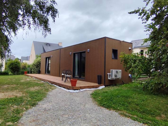 Location de vacances pour 2 personnes, avec Terrasse et Jardin à Bruz