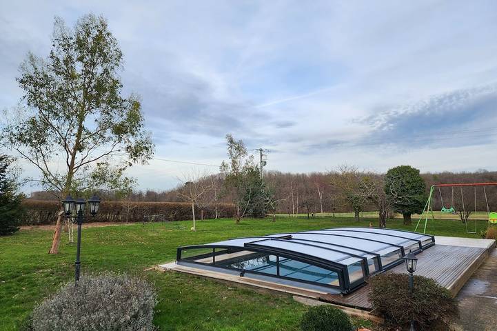 Maison de vacances pour 12 personnes, avec jardin, animaux acceptés