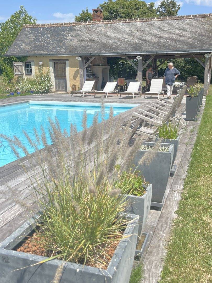 Castillerie - pool house - Chambre in Saint-Vincent-du-Lorouër, Sarthe