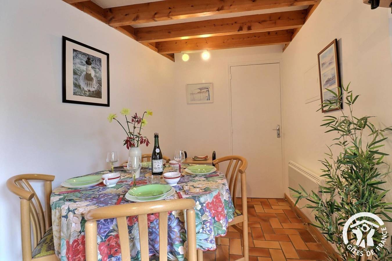 Gîte für 4 Personen mit Terrasse in Dinard, Saint-Malo und Umgebung