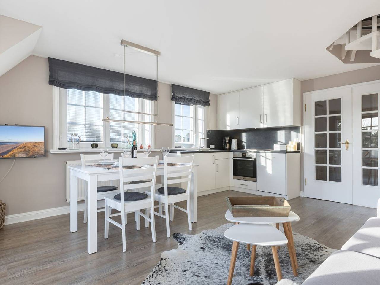 Ganze Ferienwohnung, Windlicht - 3- Raum Appartement im Og/Dg mit ca. 54qm Nutzfläche in Munkmarsch in Munkmarsch, Sylt (Gemeinde)