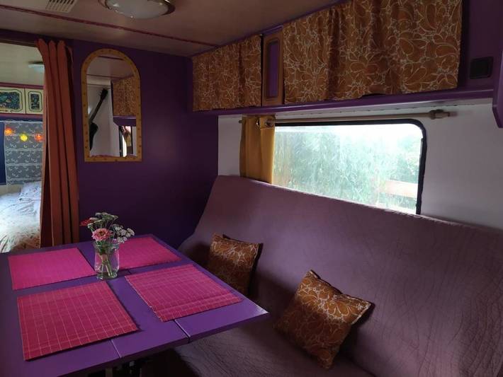 Camping pour 6 personnes, avec jardin ainsi que vue et terrasse, animaux acceptés dans la Creuse - 3